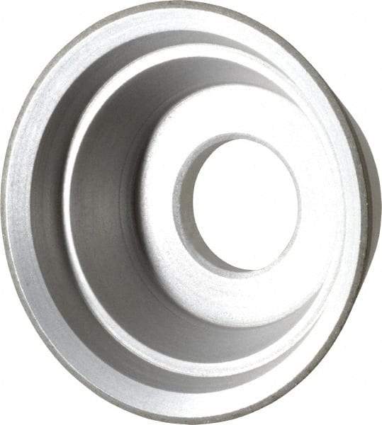 Made in USA - 3-3/4" Diam, 1-1/4" Hole Size, 1-1/2" Overall Thickness, 150 Grit, Type 11 Tool & Cutter Grinding Wheel - Very Fine Grade, Diamond - Exact Industrial Supply