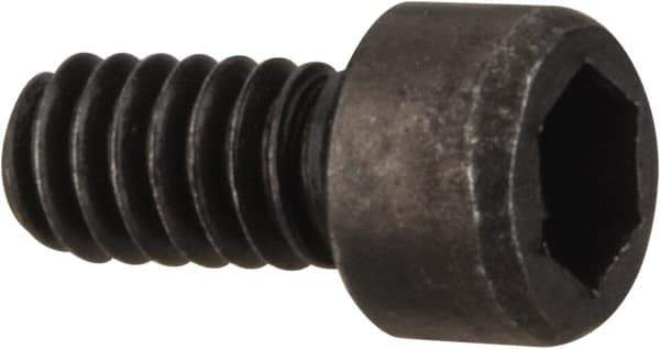 Value Collection - #2-56 UNC Hex Socket Drive, Socket Cap Screw - Alloy Steel, Black Oxide Finish, Fully Threaded, 5/32" Length Under Head - Exact Industrial Supply