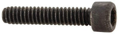 Value Collection - #2-56 UNC Hex Socket Drive, Socket Cap Screw - Alloy Steel, Black Oxide Finish, Fully Threaded, 7/16" Length Under Head - Exact Industrial Supply