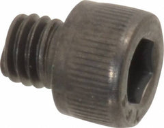 Value Collection - #10-32 UNF Hex Socket Drive, Socket Cap Screw - Alloy Steel, Black Oxide Finish, Fully Threaded, 3/16" Length Under Head - Exact Industrial Supply