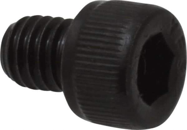 Value Collection - #10-32 UNF Hex Socket Drive, Socket Cap Screw - Alloy Steel, Black Oxide Finish, Fully Threaded, 1/4" Length Under Head - Exact Industrial Supply