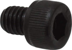 Value Collection - #10-32 UNF Hex Socket Drive, Socket Cap Screw - Alloy Steel, Black Oxide Finish, Fully Threaded, 1/4" Length Under Head - Exact Industrial Supply