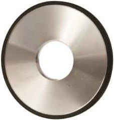 Made in USA - 4" Diam x 1-1/4" Hole x 1/4" Thick, 120 Grit Surface Grinding Wheel - Type 1A1, Fine Grade - Exact Industrial Supply