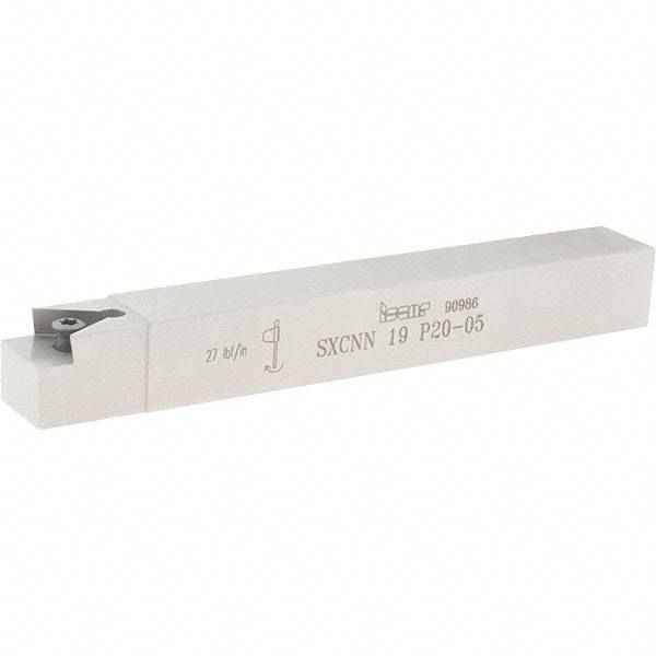 Iscar - External, SXCN, 90° Lead Angle, XNUW 2006 Compatible, Indexable Profiling Toolholder - 3/4 Inch Shank Height, 3/4 Inch Shank Width, 6 Inch Overall Length, Steel - Exact Industrial Supply