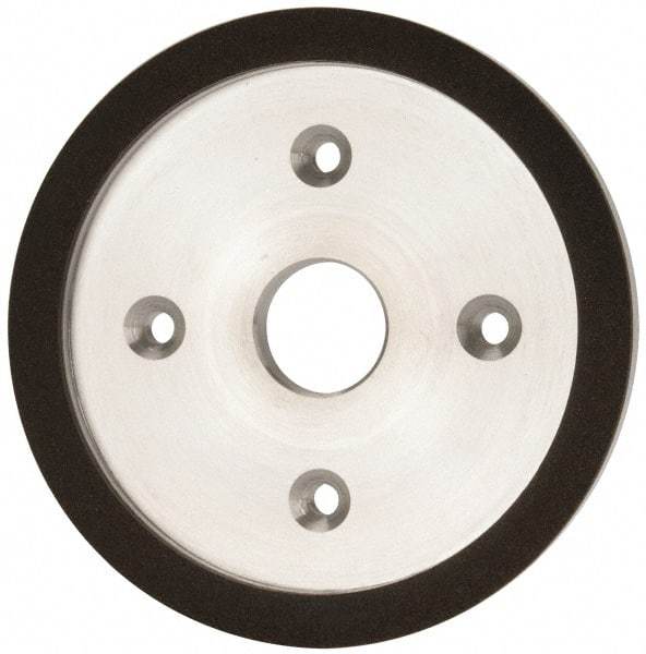 Made in USA - 6" Diam, 1-1/4" Hole Size, 3/4" Overall Thickness, 100 Grit, Type 6 Tool & Cutter Grinding Wheel - Fine Grade, Diamond - Exact Industrial Supply