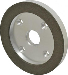 Made in USA - 6" Diam, 1-1/4" Hole Size, 3/4" Overall Thickness, 100 Grit, Type 6 Tool & Cutter Grinding Wheel - Fine Grade, Diamond - Exact Industrial Supply