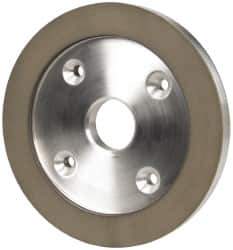 Made in USA - 6" Diam, 1-1/4" Hole Size, 3/4" Overall Thickness, 150 Grit, Type 6 Tool & Cutter Grinding Wheel - Very Fine Grade, Diamond - Exact Industrial Supply