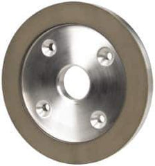 Made in USA - 6" Diam, 1-1/4" Hole Size, 3/4" Overall Thickness, 150 Grit, Type 6 Tool & Cutter Grinding Wheel - Very Fine Grade, Diamond - Exact Industrial Supply