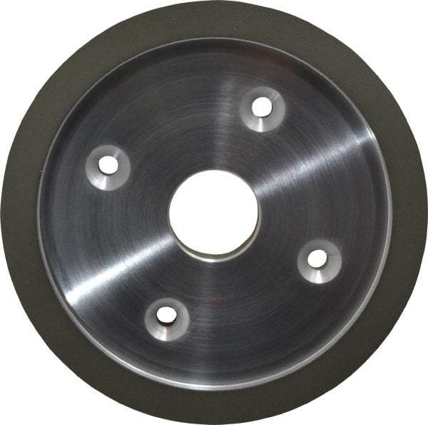 Made in USA - 6" Diam, 1-1/4" Hole Size, 3/4" Overall Thickness, 150 Grit, Type 6 Tool & Cutter Grinding Wheel - Very Fine Grade, Diamond - Exact Industrial Supply