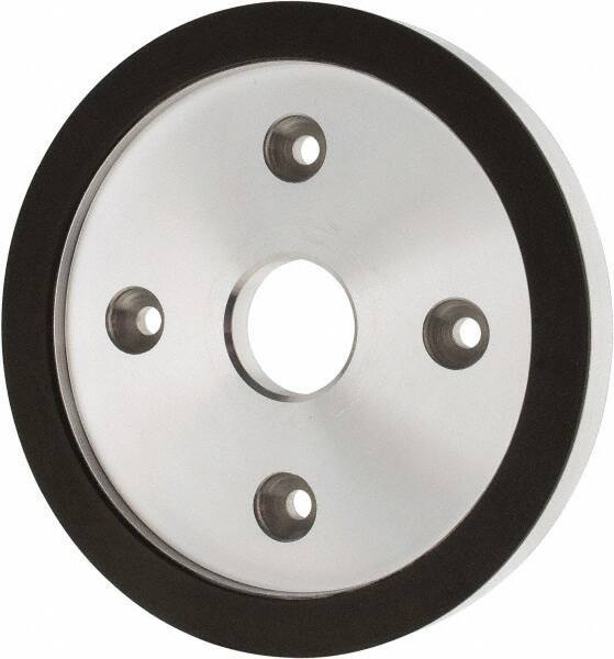 Made in USA - 6" Diam, 1-1/4" Hole Size, 3/4" Overall Thickness, 220 Grit, Type 6 Tool & Cutter Grinding Wheel - Very Fine Grade, Diamond - Exact Industrial Supply