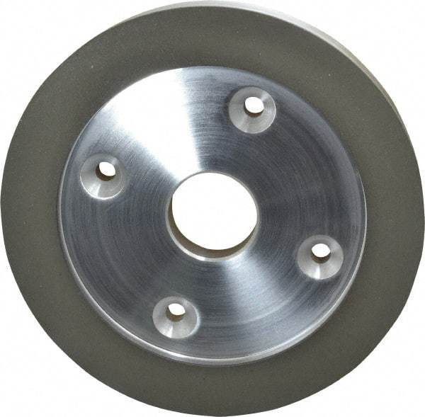 Made in USA - 6" Diam, 1-1/4" Hole Size, 3/4" Overall Thickness, 100 Grit, Type 6 Tool & Cutter Grinding Wheel - Fine Grade, Diamond - Exact Industrial Supply