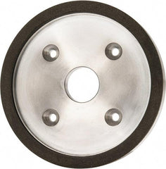 Made in USA - 6" Diam, 1-1/4" Hole Size, 3/4" Overall Thickness, 150 Grit, Type 6 Tool & Cutter Grinding Wheel - Very Fine Grade, Diamond - Exact Industrial Supply