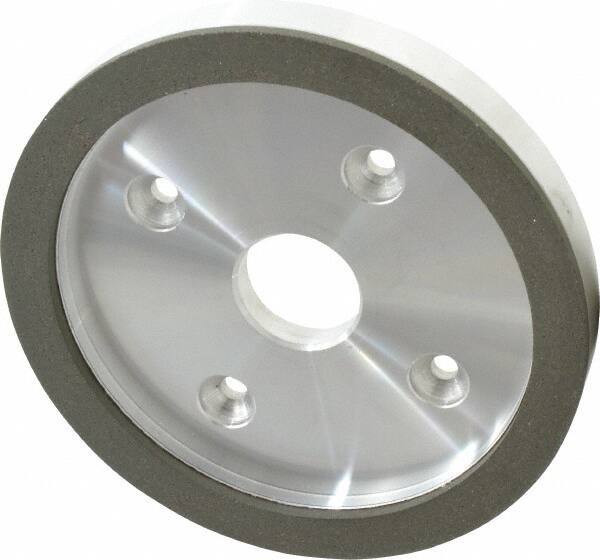 Made in USA - 6" Diam, 1-1/4" Hole Size, 3/4" Overall Thickness, 100 Grit, Type 6 Tool & Cutter Grinding Wheel - Fine Grade, Diamond - Exact Industrial Supply