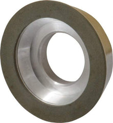 Made in USA - 3" Diam, 1-1/4" Hole Size, 7/8" Overall Thickness, 200 Grit, Type 11 Tool & Cutter Grinding Wheel - Very Fine Grade, Diamond - Exact Industrial Supply