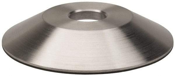 Made in USA - 6" Diam, 1-1/4" Hole Size, 1" Overall Thickness, 100 Grit, Type 12 Tool & Cutter Grinding Wheel - Fine Grade, Diamond - Exact Industrial Supply
