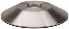 Made in USA - 6" Diam, 1-1/4" Hole Size, 1" Overall Thickness, 100 Grit, Type 12 Tool & Cutter Grinding Wheel - Fine Grade, Diamond - Exact Industrial Supply