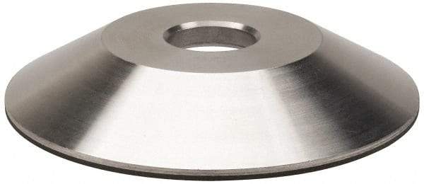 Made in USA - 6" Diam, 1-1/4" Hole Size, 1" Overall Thickness, 150 Grit, Type 12 Tool & Cutter Grinding Wheel - Very Fine Grade, Diamond - Exact Industrial Supply