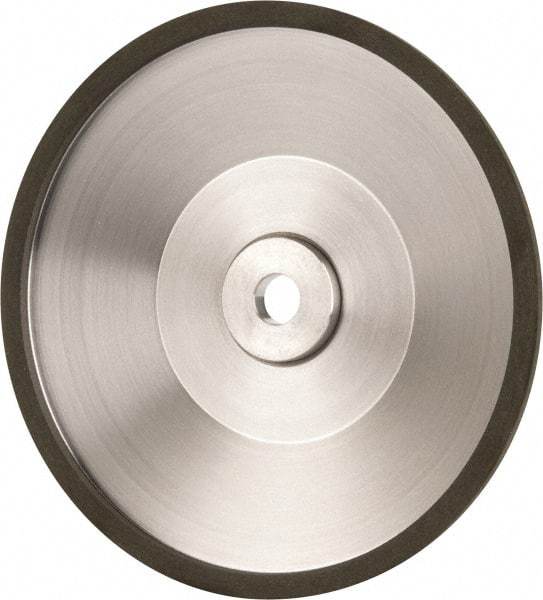 Made in USA - 6" Diam, 1-1/4" Hole Size, 1" Overall Thickness, 150 Grit, Type 12 Tool & Cutter Grinding Wheel - Very Fine Grade, Diamond - Exact Industrial Supply