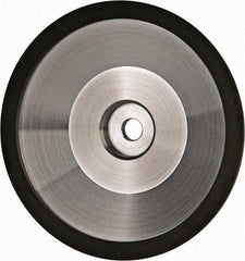 Made in USA - 6" Diam, 1-1/4" Hole Size, 1" Overall Thickness, 150 Grit, Type 12 Tool & Cutter Grinding Wheel - Very Fine Grade, Diamond - Exact Industrial Supply