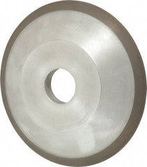 Made in USA - 6" Diam, 1-1/4" Hole Size, 3/4" Overall Thickness, 150 Grit, Type 12 Tool & Cutter Grinding Wheel - Very Fine Grade, Diamond - Exact Industrial Supply