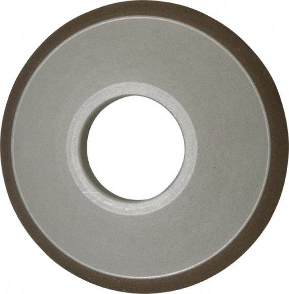 Made in USA - 3-1/2" Diam, 1-1/4" Hole Size, 3/4" Overall Thickness, 150 Grit, Type 15 Tool & Cutter Grinding Wheel - Very Fine Grade, Diamond - Exact Industrial Supply