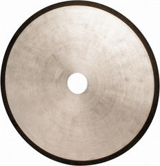 Made in USA - 10" 100 Grit Diamond Cutoff Wheel - 1-1/4" Arbor, Use with Circular Saws - Exact Industrial Supply