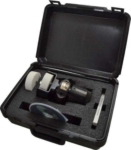 Norton - Truing Device - Includes (2) 3 x 1 x 1/2" Grinding Wheels - Exact Industrial Supply