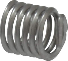 Heli-Coil - #8-32 UNC, 0.246" OAL, Free Running Helical Insert - 6 Free Coils, Tanged, 18-8 Stainless Steel, 1-1/2D Insert Length - Exact Industrial Supply