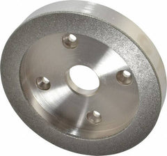 Made in USA - 6" Diam, 1-1/4" Hole Size, 1" Overall Thickness, 150 Grit, Tool & Cutter Grinding Wheel - Medium Grade, Diamond - Exact Industrial Supply