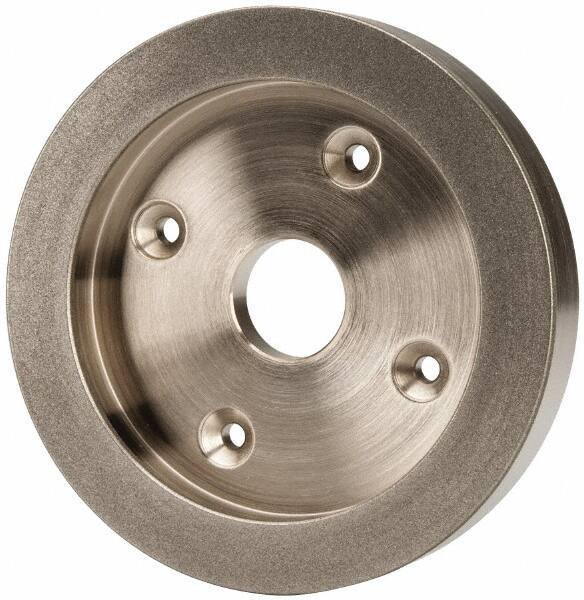 Made in USA - 6" Diam, 1-1/4" Hole Size, 1" Overall Thickness, 220 Grit, Tool & Cutter Grinding Wheel - Fine Grade, Diamond - Exact Industrial Supply