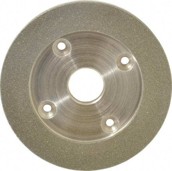 Made in USA - 6" Diam, 1-1/4" Hole Size, 3/4" Overall Thickness, 100 Grit, Tool & Cutter Grinding Wheel - Coarse Grade, Diamond - Exact Industrial Supply