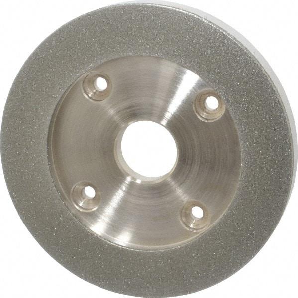 Made in USA - 6" Diam, 1-1/4" Hole Size, 3/4" Overall Thickness, 150 Grit, Tool & Cutter Grinding Wheel - Medium Grade, Diamond - Exact Industrial Supply