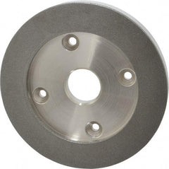 Made in USA - 6" Diam, 1-1/4" Hole Size, 3/4" Overall Thickness, 220 Grit, Tool & Cutter Grinding Wheel - Fine Grade, Diamond - Exact Industrial Supply