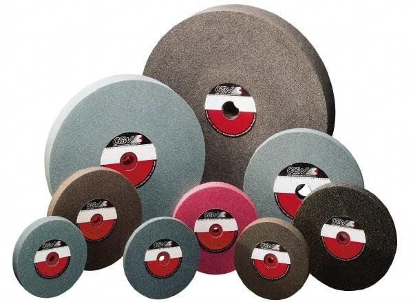 Camel Grinding Wheels - 46 Grit Aluminum Oxide Bench & Pedestal Grinding Wheel - 12" Diam x 1-1/4" Hole x 1-1/2" Thick, 2220 Max RPM, M Hardness, Coarse Grade , Vitrified Bond - Exact Industrial Supply