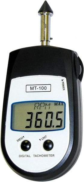 SHIMPO - Tachometers Type: Contact Minimum Measurement (RPM): 1.00 - Exact Industrial Supply