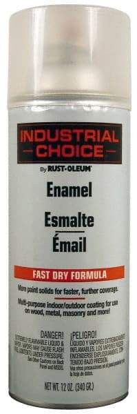 Rust-Oleum - 16 oz White Enamel Spray Primer - 8 to 12 Sq Ft Coverage, Quick Drying - Exact Industrial Supply