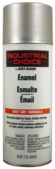 Rust-Oleum - Dull Aluminum, Enamel Spray Paint - 8 to 12 Sq Ft per Can, 12 oz Container - Exact Industrial Supply