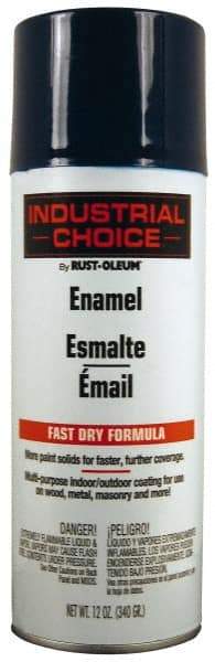 Rust-Oleum - Regal Blue, Enamel Spray Paint - 8 to 12 Sq Ft per Can, 12 oz Container - Exact Industrial Supply