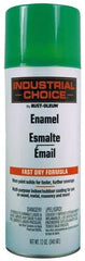 Rust-Oleum - Fluorescent Green, Gloss, Enamel Spray Paint - 8 to 12 Sq Ft per Can, 12 oz Container - Exact Industrial Supply