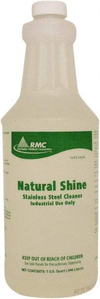 Rochester Midland Corporation - 1 Quart Liquid Metal Cleaner - Mild Scent, Bottle - Exact Industrial Supply