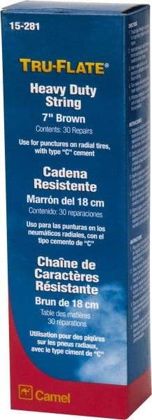 Schrader/Plews - String Repairs, Plug Style - For Tire Repair - Exact Industrial Supply