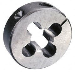 Cle-Line - M4.5x0.75 Metric Coarse High Speed Steel Round Adjustable Die - Exact Industrial Supply