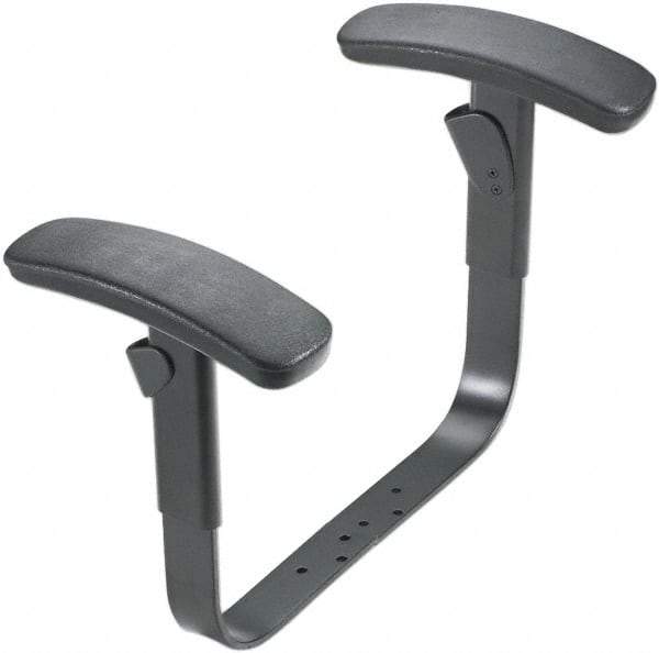 Hon - Black Adjustable Arms - For HON ComforTask Series Swivel Task Chairs - Exact Industrial Supply