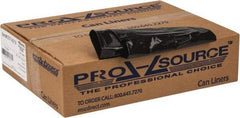 PRO-SOURCE - 1.35 mil Thick, Heavy-Duty Trash Bags - 30" Wide x 36" High, Black - Exact Industrial Supply