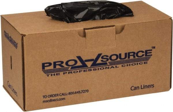 PRO-SOURCE - 1.55 mil Thick, Heavy-Duty Trash Bags - 39" Wide x 46" High, Black - Exact Industrial Supply