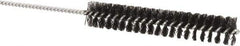 PRO-SOURCE - 4-1/2" Long x 3/4" Diam Nylon Bristle Brush - Single Spiral, 42" OAL, 0.01" Filament Diam, 0.142" Shank Diam - Exact Industrial Supply