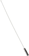 PRO-SOURCE - 4-1/2" Long x 1" Diam Nylon Bristle Brush - Single Spiral, 40-1/2" OAL, 0.014" Filament Diam, 0.187" Shank Diam - Exact Industrial Supply