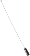 PRO-SOURCE - 4-1/2" Long x 1-1/2" Diam Nylon Bristle Brush - Single Spiral, 40-1/2" OAL, 0.01" Filament Diam, 0.205" Shank Diam - Exact Industrial Supply