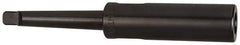 Collis Tool - MT3 Inside Morse Taper, MT5 Outside Morse Taper, Extension Morse Taper to Morse Taper - 13-1/2" OAL, Steel - Exact Industrial Supply