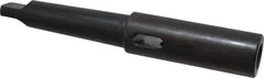 Collis Tool - MT2 Inside Morse Taper, MT3 Outside Morse Taper, Extension Morse Taper to Morse Taper - 7-9/16" OAL, Steel - Exact Industrial Supply